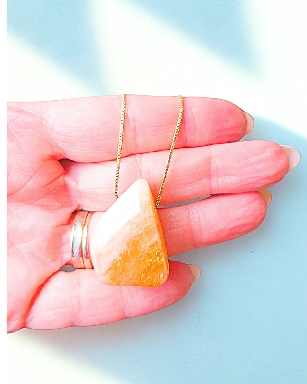 COLAR AMULETO CITRINO