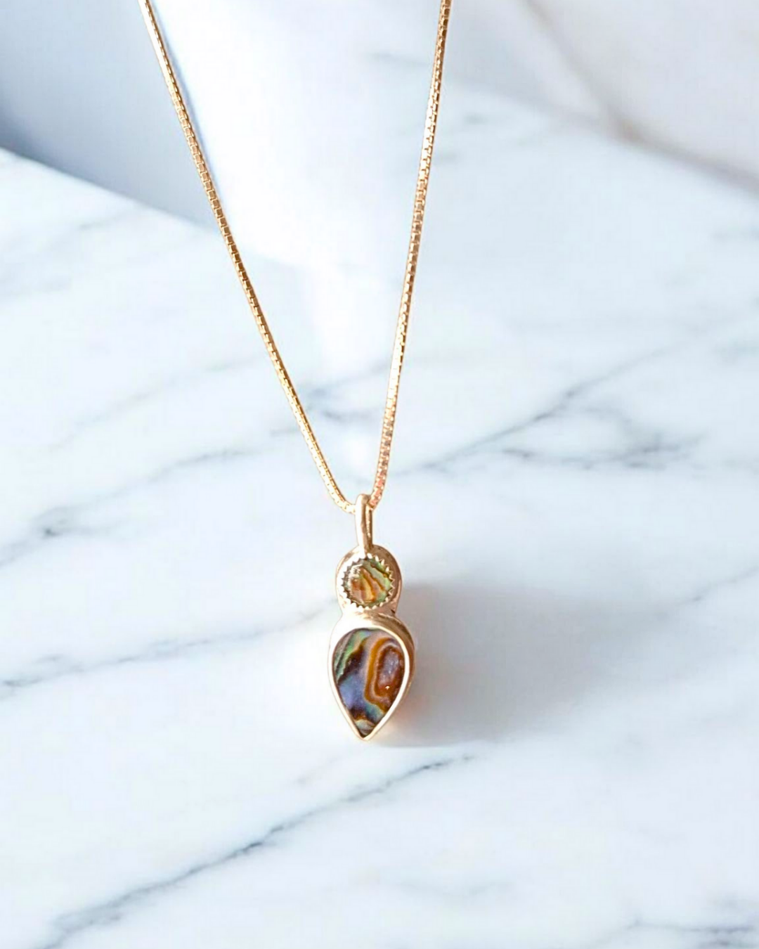 COLAR DE ABALONE DUO