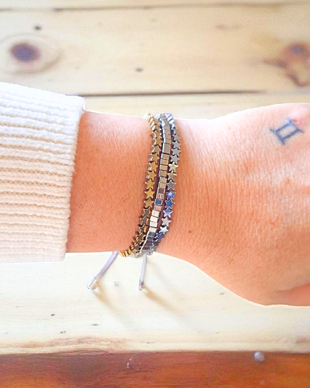 PULSEIRA DE HEMATITA ESTRELA GRAFITE