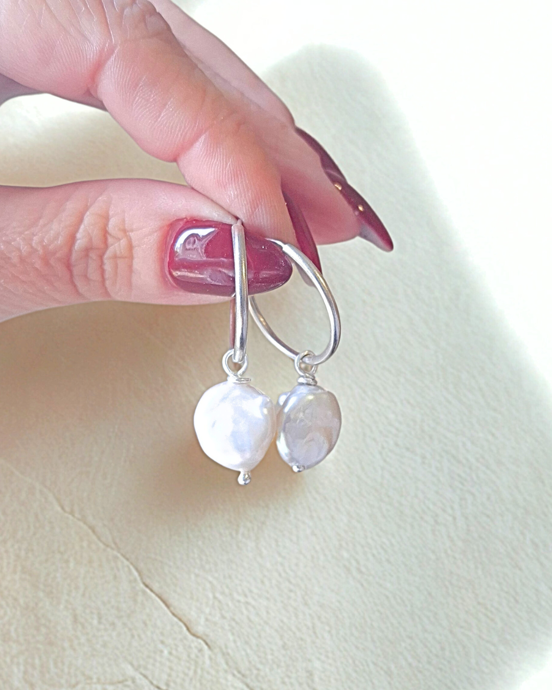 ARGOLA PÉROLA BARROCA