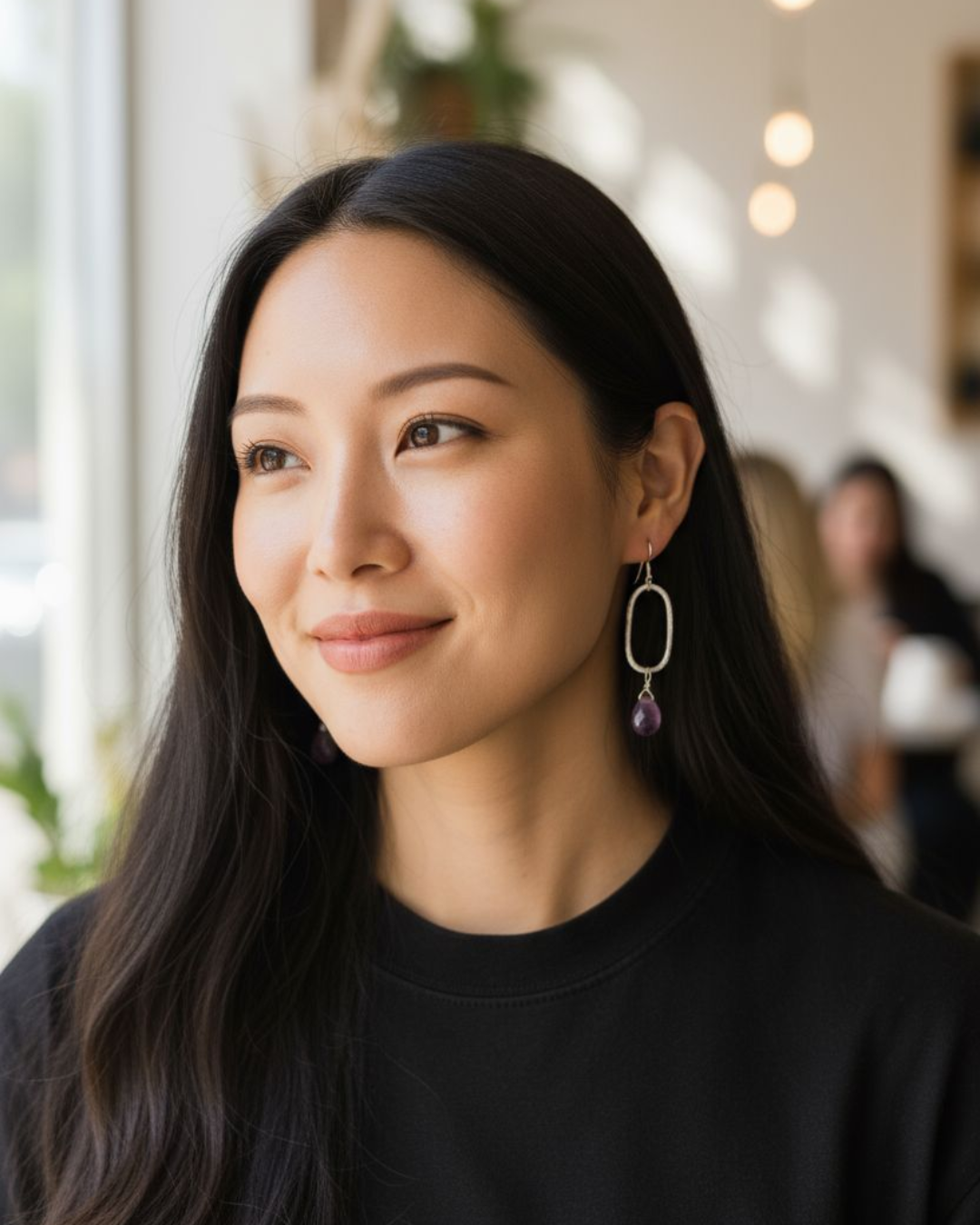 BRINCO PENDENTE AMETISTA