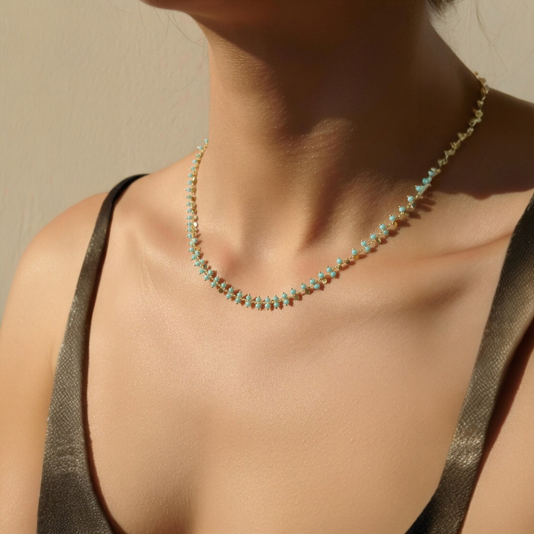 COLAR BOHO CRISTAIS