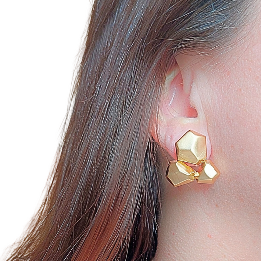 BRINCO GEOMÉTRICO OURO