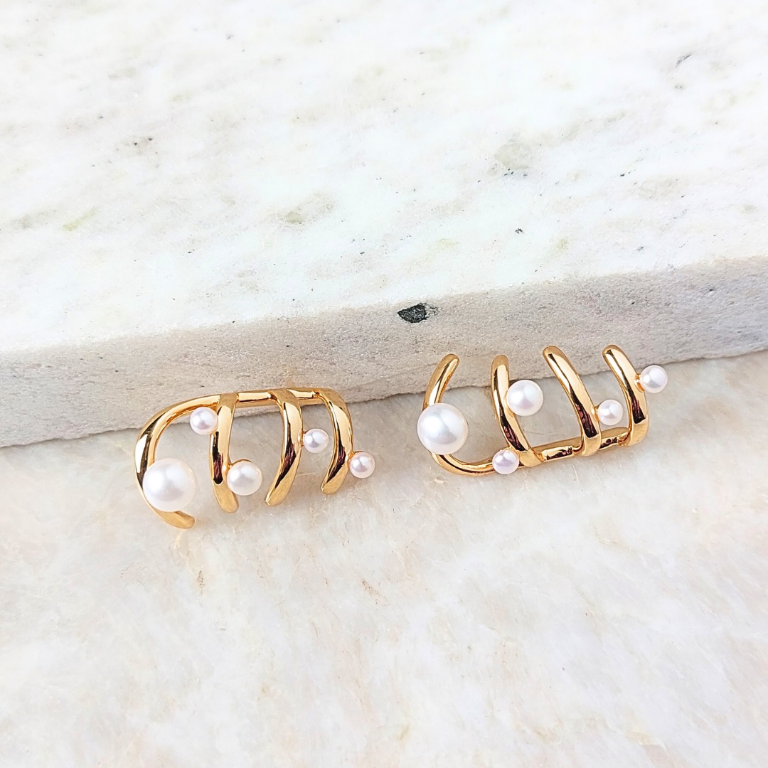 BRINCO EARCUFF PÉROLA