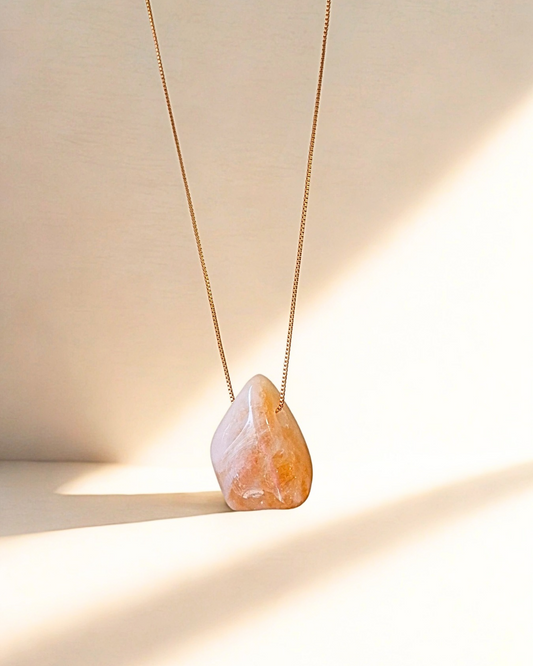 COLAR AMULETO CITRINO