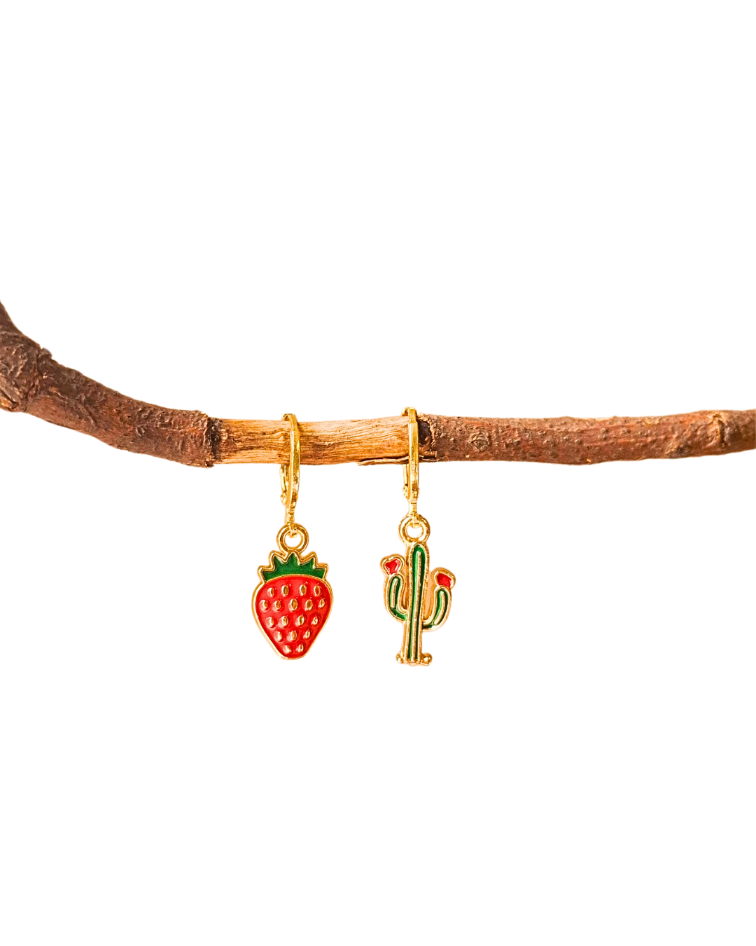 ARGOLA MORANGO E CACTO