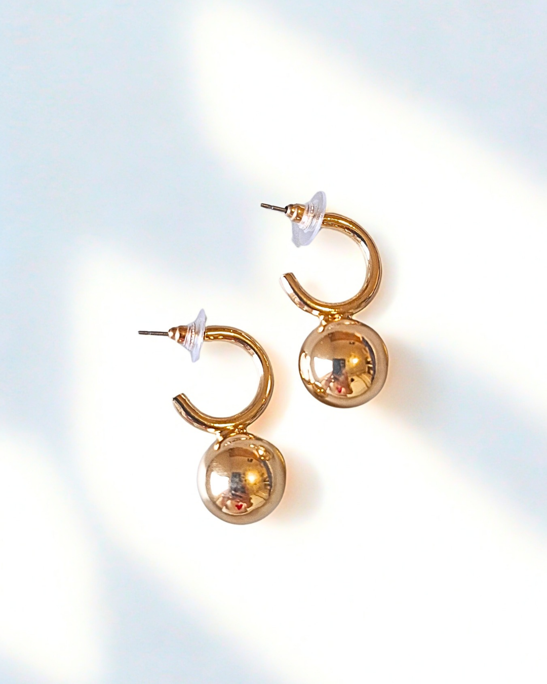 ARGOLA ESFERA DOURADA