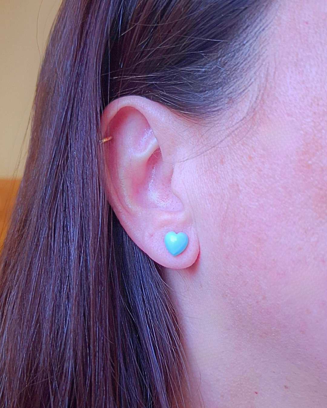 BRINCO CORAÇÃO TURQUESA