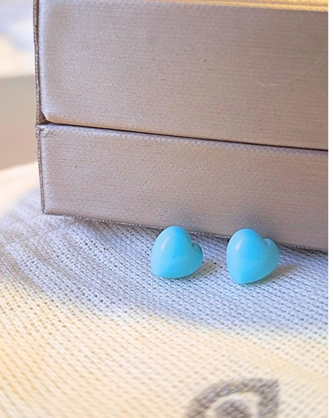 BRINCO CORAÇÃO TURQUESA