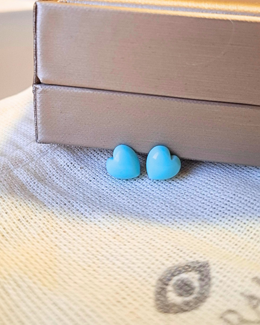 BRINCO CORAÇÃO TURQUESA