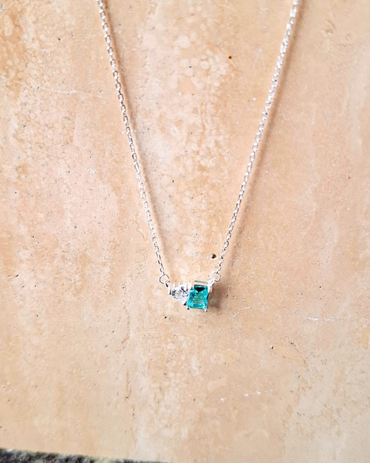 COLAR BAGUETE AQUA