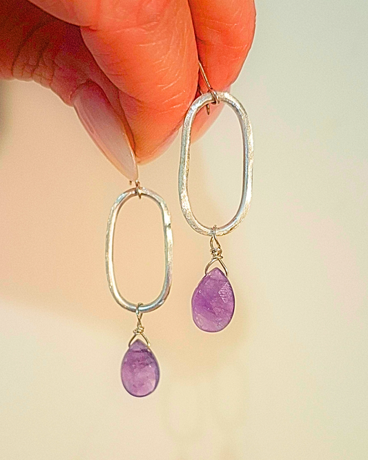 BRINCO PENDENTE AMETISTA