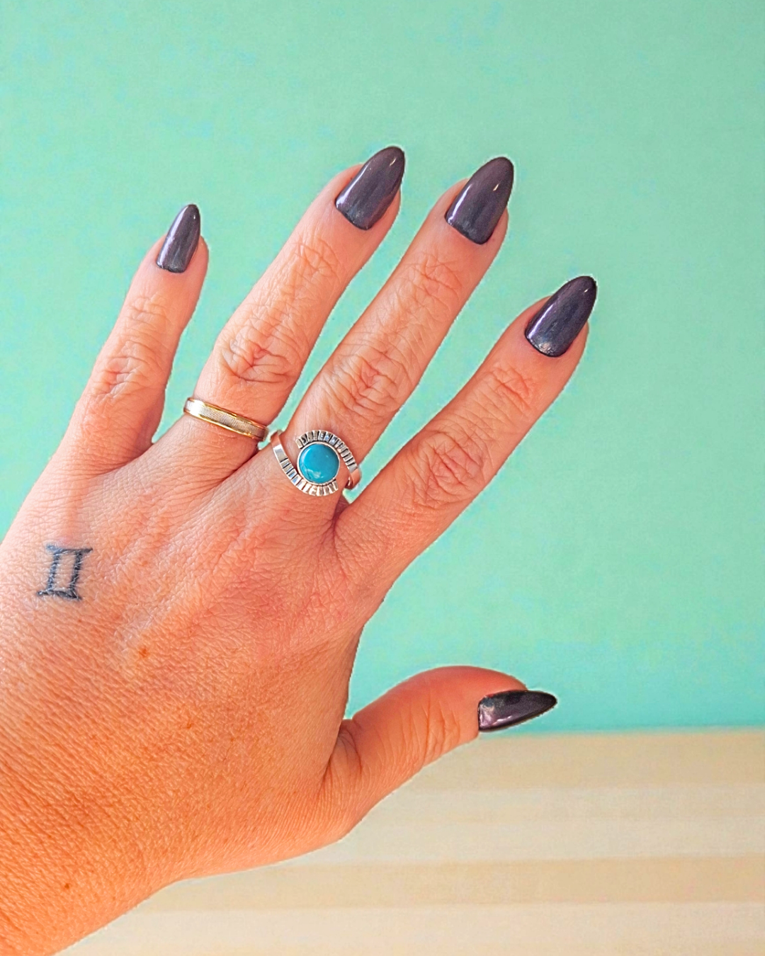 ANEL TURQUESA CAMINHO