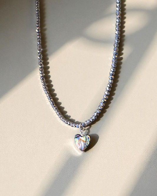 COLAR CRISTAIS ABALONE