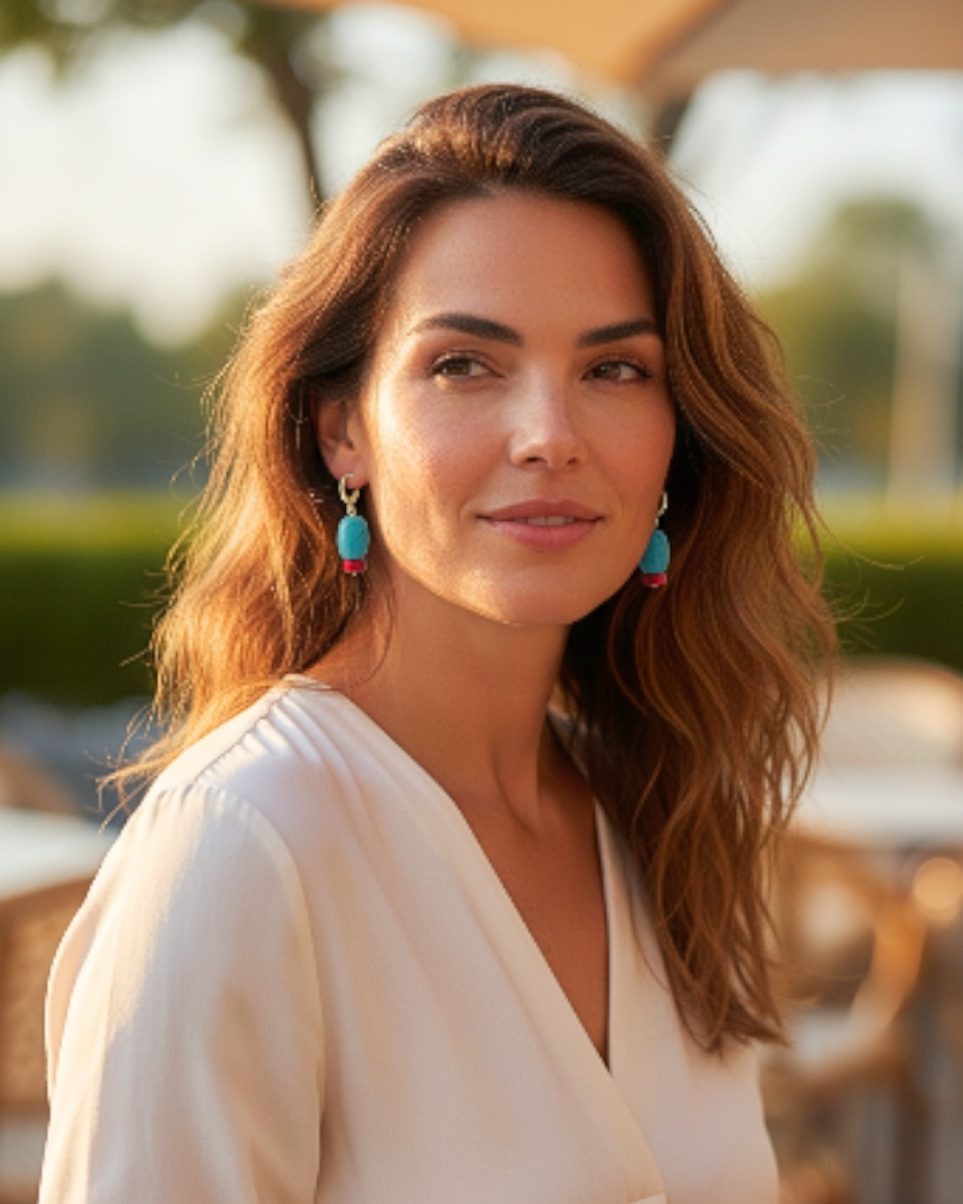 BRINCO TURQUESA BARRIL