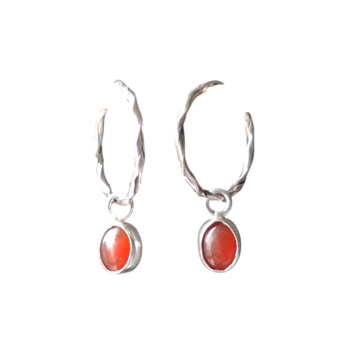 ARGOLA ÁGATA LARANJA