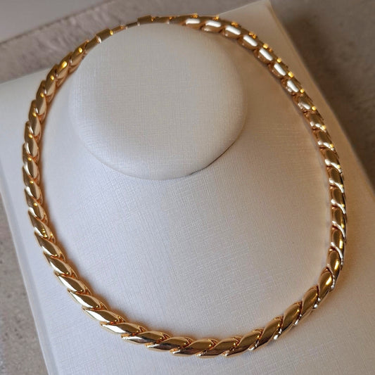 COLAR SNAKE OURO